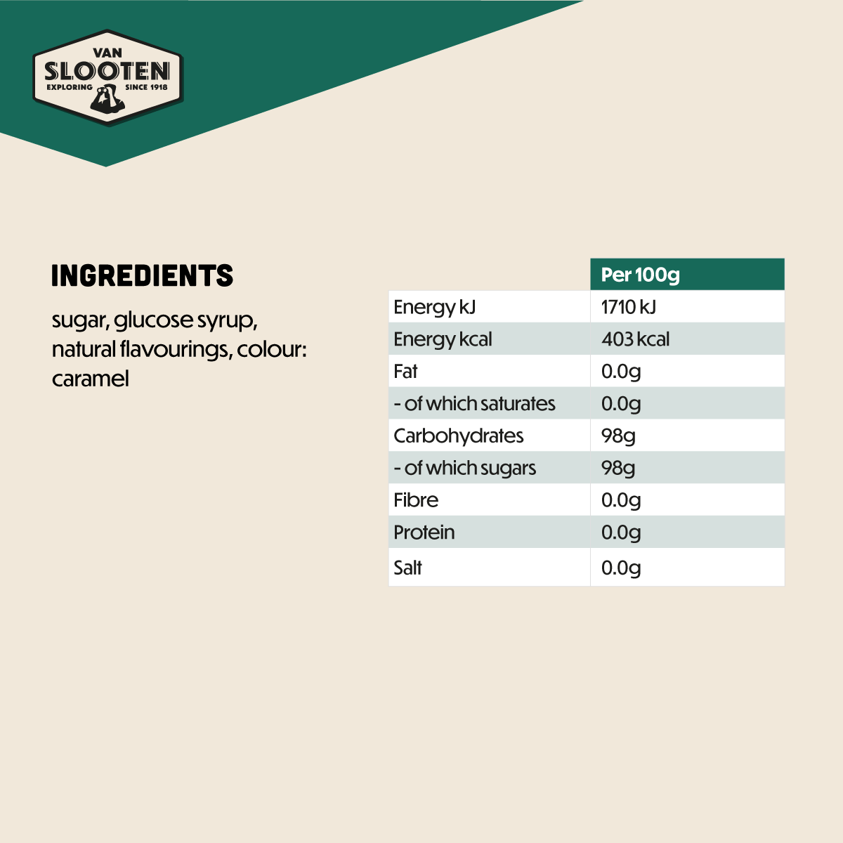 Caramel Mint Drops 200g