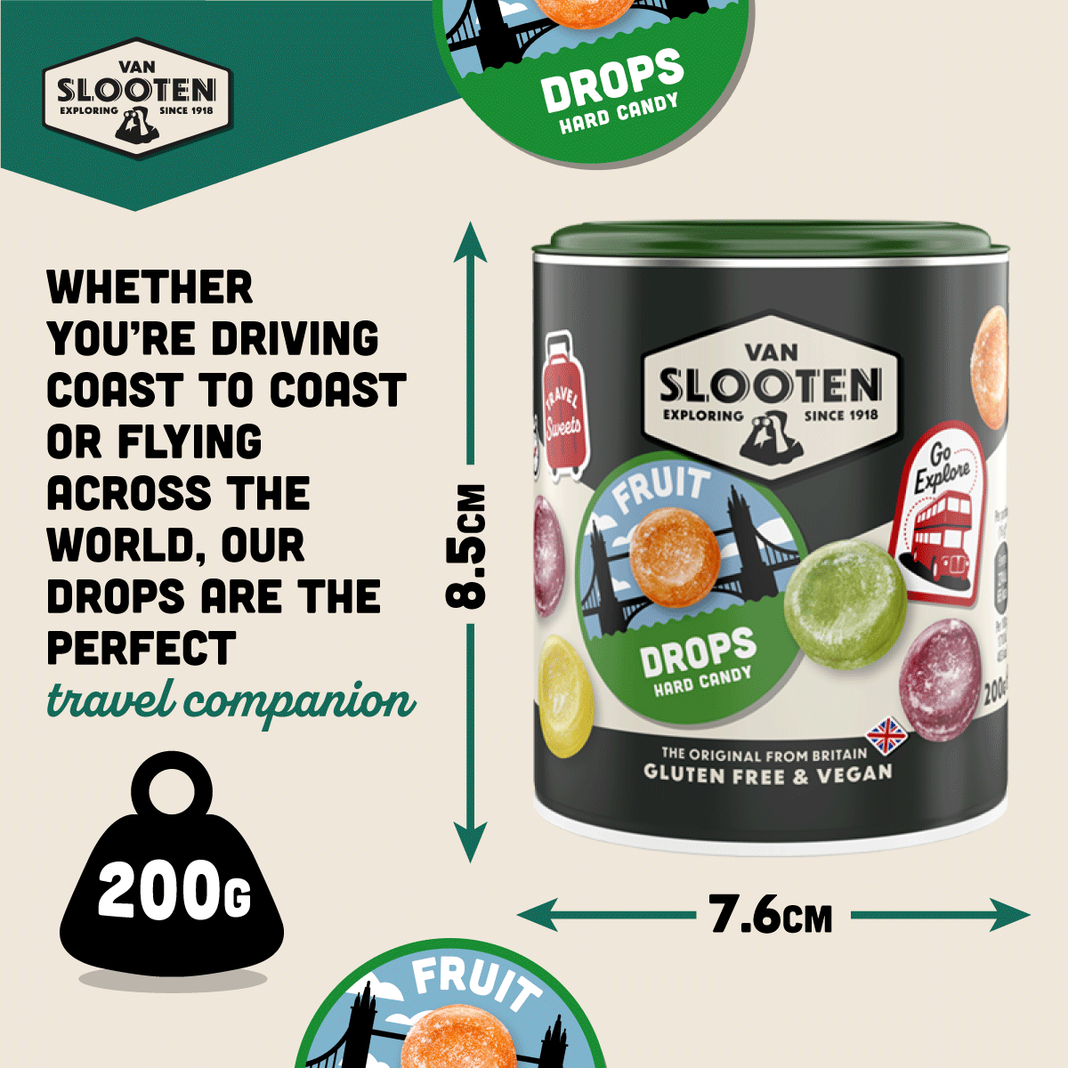 Fruit Drops 200g