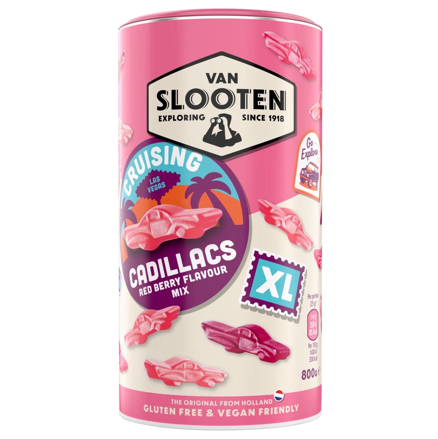 Cruising Cadillacs Redberry VEGAN XL Mix 800g