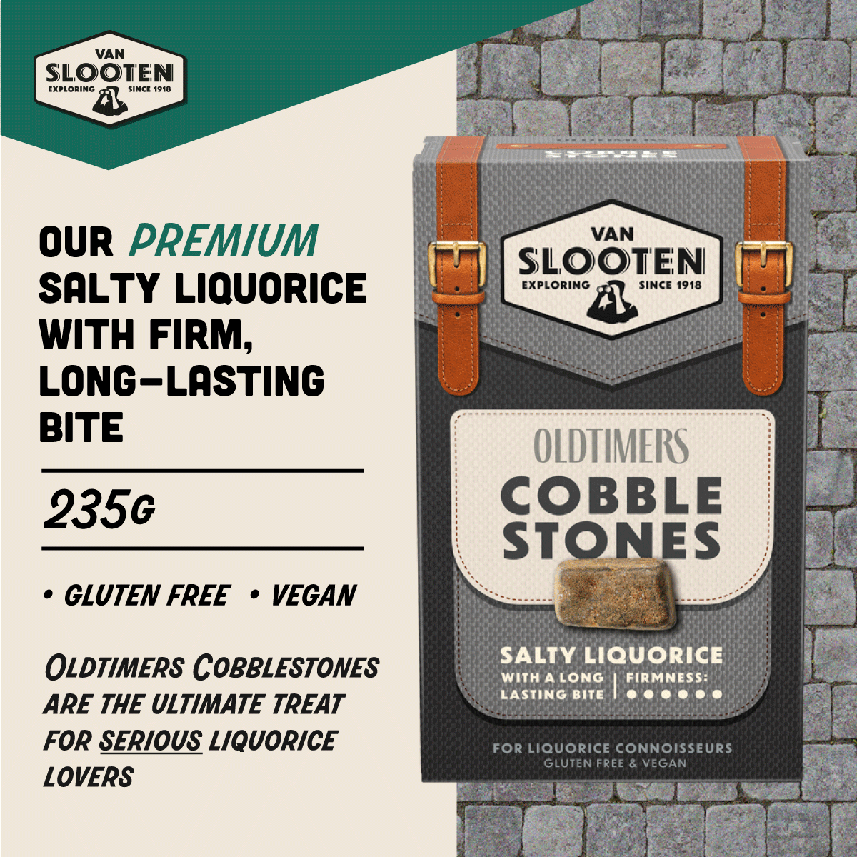 Oldtimers Cobblestone Liquorice 235g