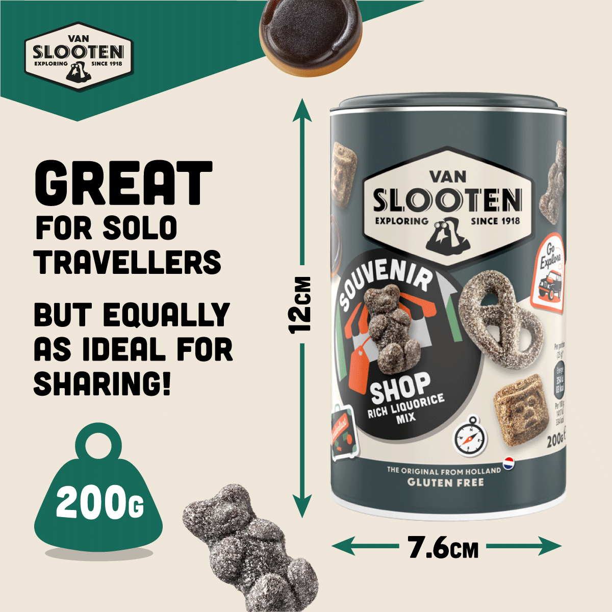 Souvenirshop Rich Liquorice Mix 200g