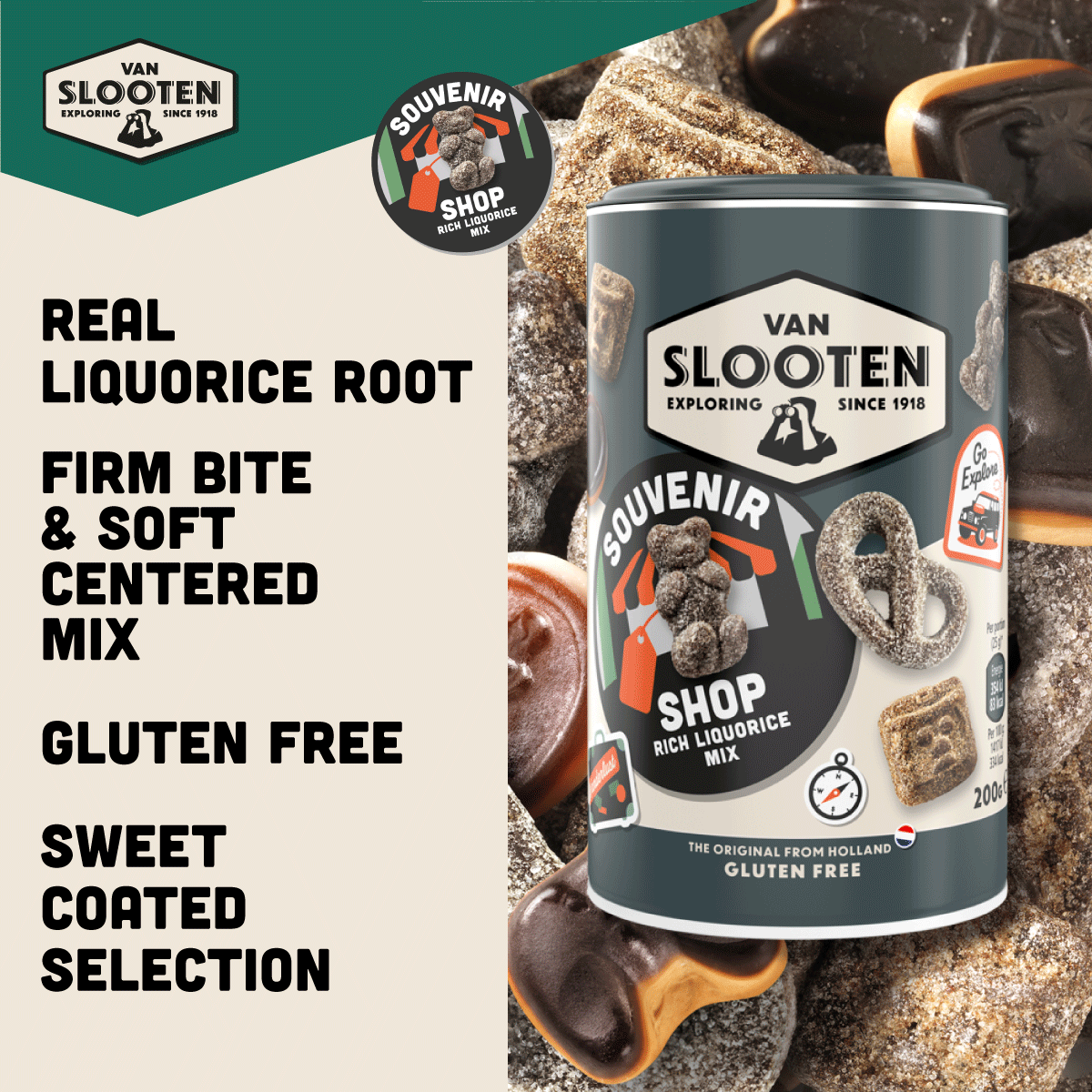 Souvenirshop Rich Liquorice Mix 200g
