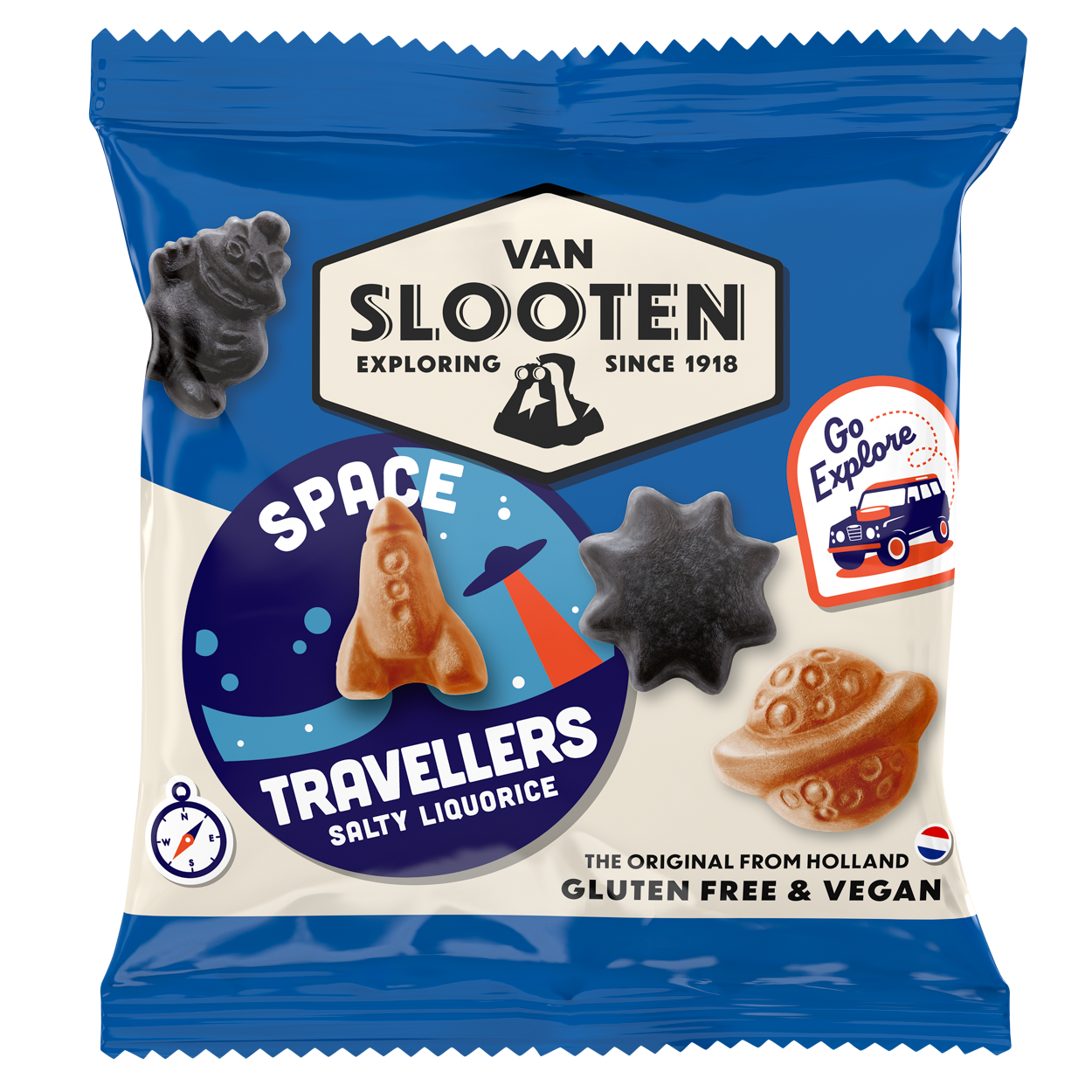 Space Travellers Salty Liquorice 20g