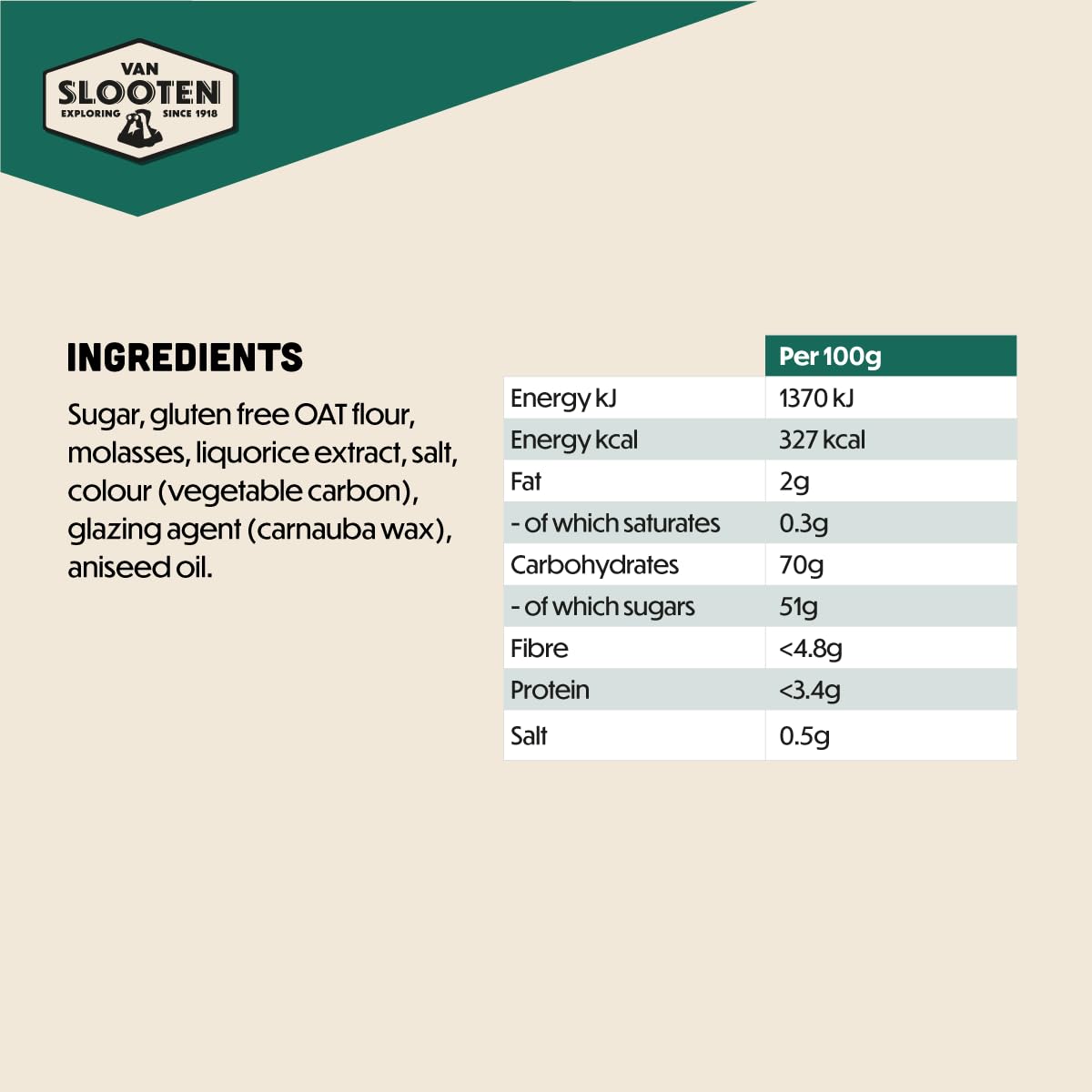 Van Slooten Sweet Liquorice Logs 100g x8 (Liquorice Logs)