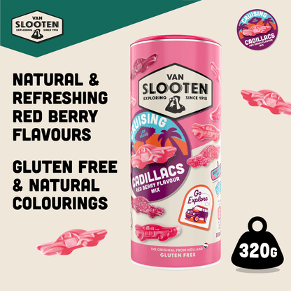 Cruising Cadillacs Red Berry Mix 320g