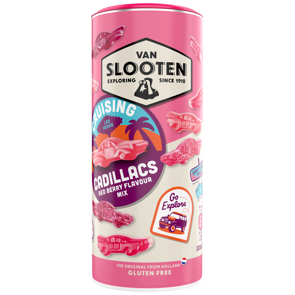 Cruising Cadillacs Red Berry Mix 320g