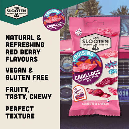 Cruising Cadillacs Red Berry VEGAN 60g