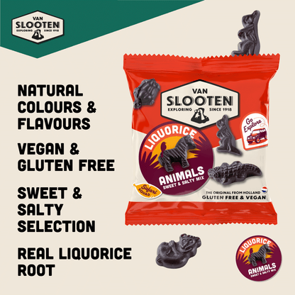 Liquorice Animals Mix of Sweet & Salty 20g