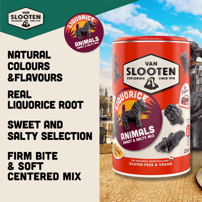 Liquorice Animals Mix of Sweet & Salty 225g