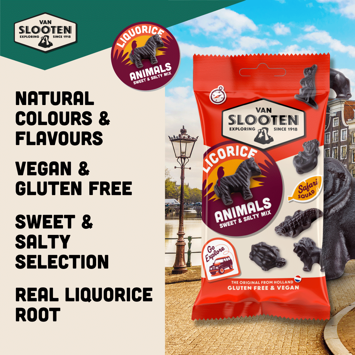 Licorice Animals Gift Box (12 x 60g Bags)