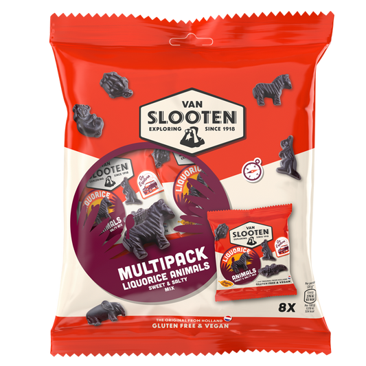 Liquorice Animals Multibag 8x20g