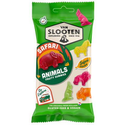 Safari Animals Gift Box (12 x 60g Bags)