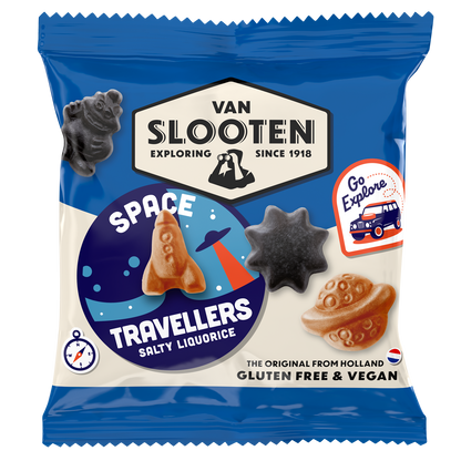 Space Travellers Salty Liquorice 20g