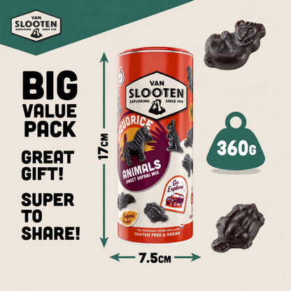 Liquorice Animals Sweet Safari Mix 360g