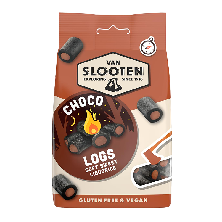 Choco Logs 100g (Soft Liquorice)