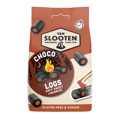 Choco Logs 100g (Soft Liquorice)