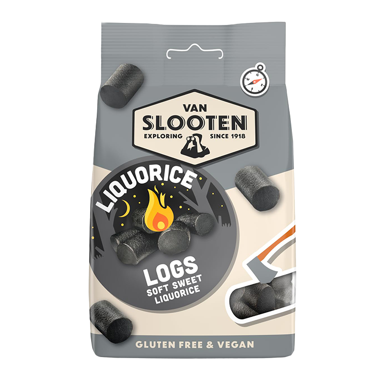 Liquorice Logs 100g (Soft Liquorice)