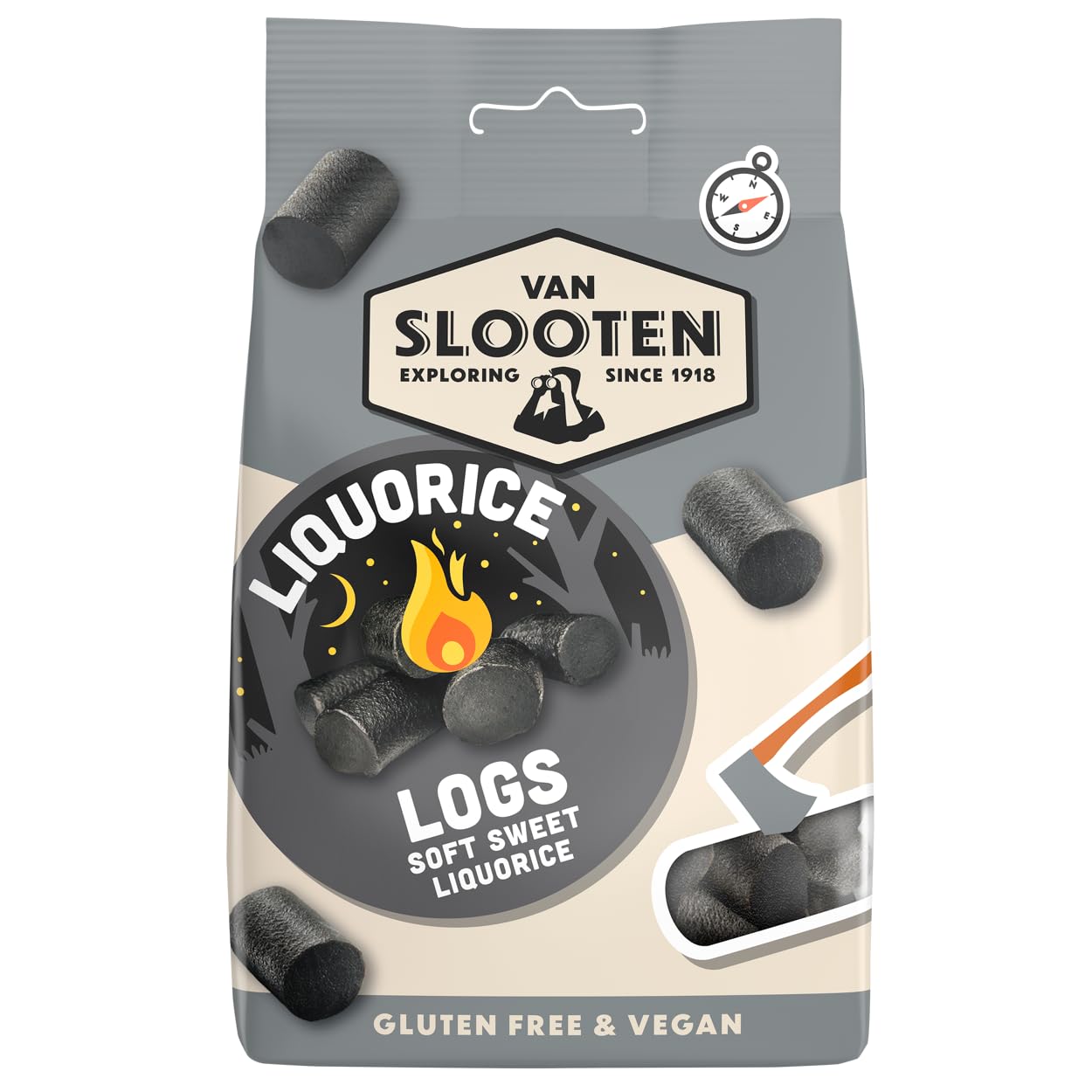 Liquorice Logs 100g (Soft Liquorice)