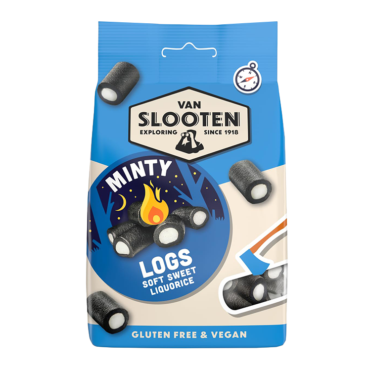 Minty Logs 100g (Soft Liquorice)