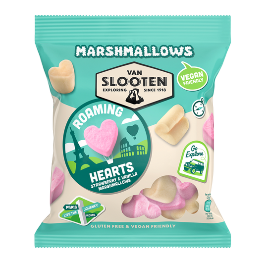 Roaming Hearts Strawberry and Vanilla Mallows 150g