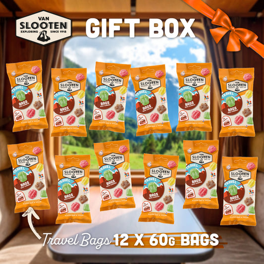 Travel Bags Gift Box (12 x 60g Bags)